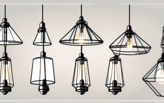 An adjustable lamp suspension system