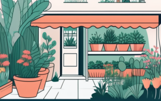 A vibrant garden filled with a variety of flourishing plants and flowers