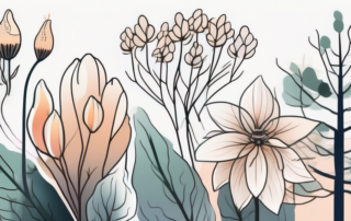 A variety of plants in different stages of growth