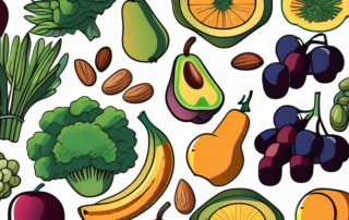 A variety of colorful fruits