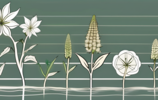 A hemp plant in full bloom