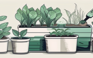 A detailed and well-organized plant cultivation box