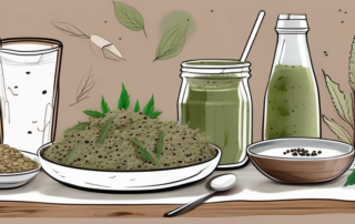 Various dishes made from hemp