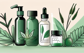 A variety of cbd products such as pills