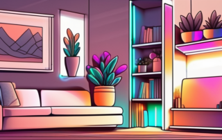 Various led diy projects such as a glowing led flower pot