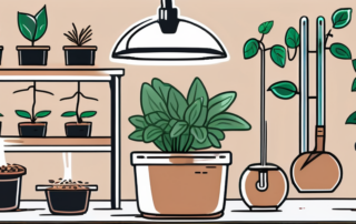 A grow set including pots