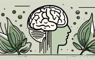 A brain surrounded by calming