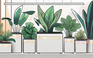 A variety of growbox complete sets with led lighting