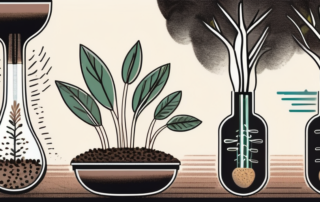 Various types of automatic seeds being planted in soil