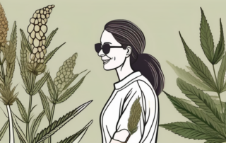 Several varieties of hemp seeds