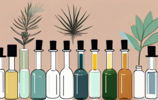 Various vials of full-spectrum oils