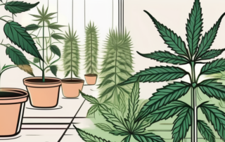 Female hemp plants with distinct characteristics