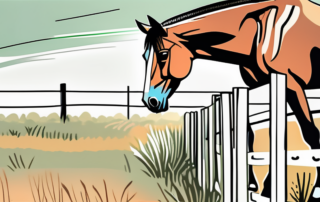 A horse in a peaceful pasture
