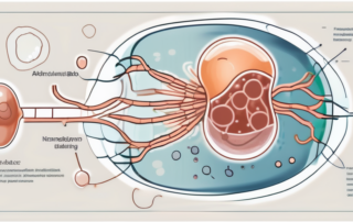 The adh hormone molecule interacting with a kidney cell