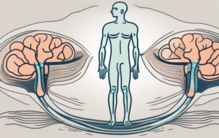 The antidiuretic hormone interacting with the kidney