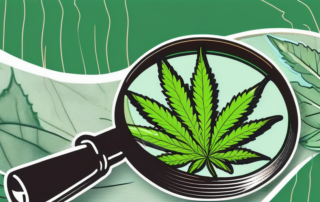 A marijuana leaf