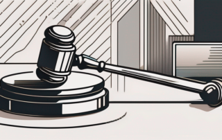 A gavel and a streaming device