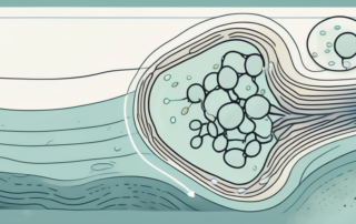 The antidiuretic hormone (adh) interacting with a kidney cell