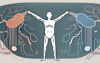 The antidiuretic hormone interacting with the kidney