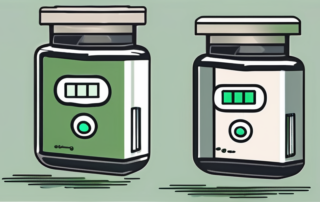 Two different types of nicotine replacement products