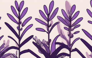 The purple haze plant in full bloom