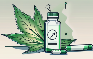 A thc tablet on a leaf
