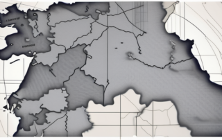 A map of germany filled with various shades of grey smoke