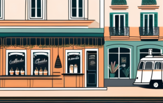 A quaint coffeeshop in lisbon