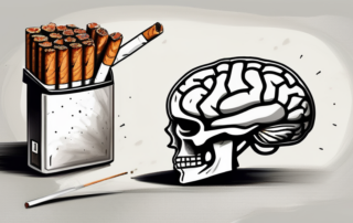 A broken cigarette symbolizing the struggle against nicotine addiction