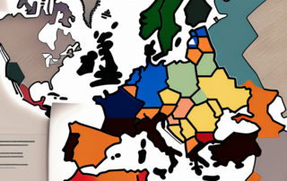 Various drug paraphernalia scattered on a map of germany