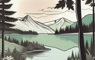 A scenic swiss landscape with cannabis plants growing naturally among the mountains and lakes