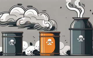 Cigarettes surrounded by ominous clouds of smoke