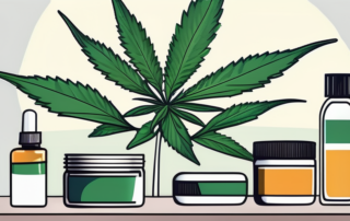 Various medical cannabis products such as oils
