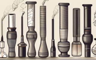 Various types of smoking tools