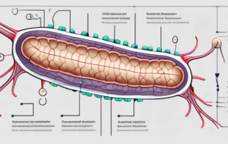 The acetylcholine receptor (ach-rezeptor) in a cell membrane