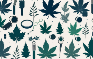 A map of germany filled with symbolic icons representing drugs like pills