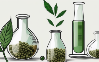 Several cbd capsules