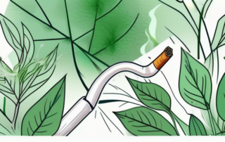 A broken cigarette