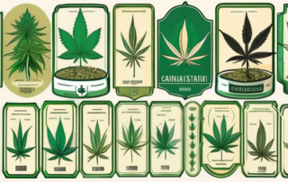 Several different types of cannabis plants