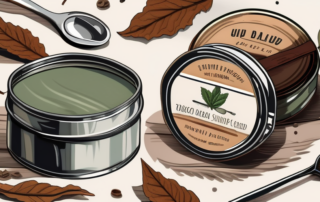 A variety of snuff tobacco tins