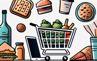Various food items and drinks