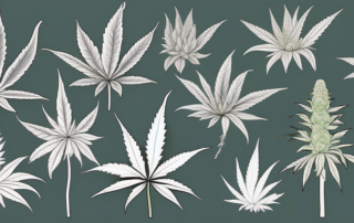 A cannabis plant in its third week of growth