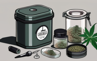 Several cannabis seeds in a cool