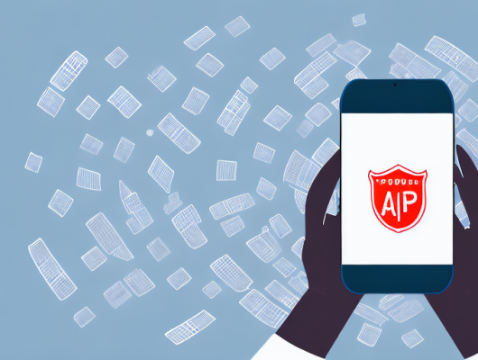 A smartphone displaying an app interface with various car license plates being digitally erased or blurred out