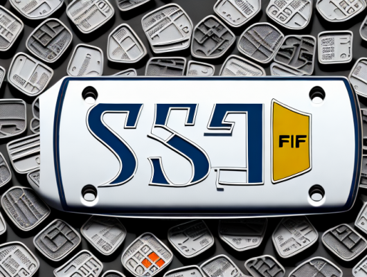 A german license plate with the initials "fs"