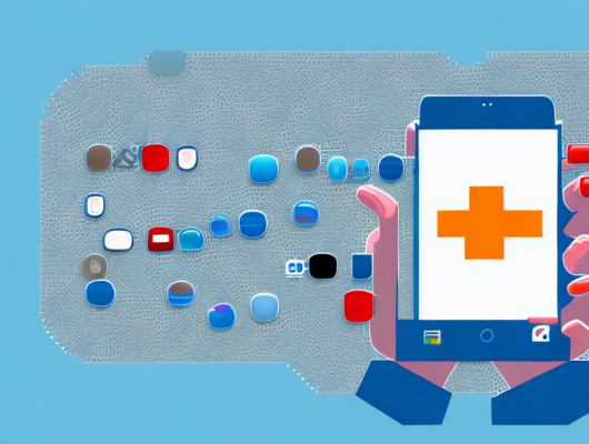 A smartphone displaying an app interface that has tools for pixelating a german license plate on a car image