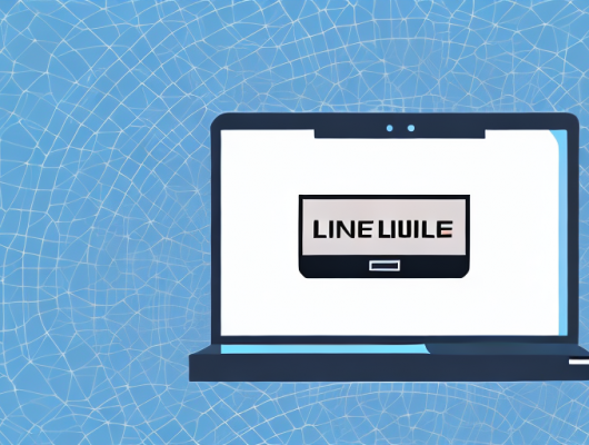 A computer with a blurred license plate on the screen