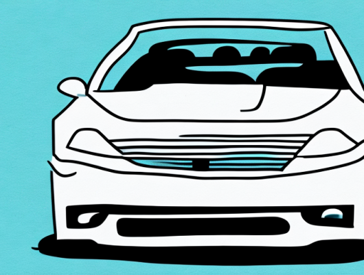 A camera focusing on a car with a blurred license plate