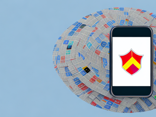 A smartphone displaying a license plate recognition app