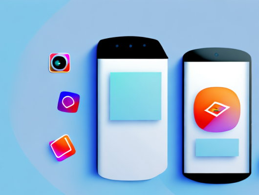 A smartphone displaying an open instagram app